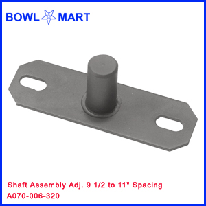 A070-006-320. Shaft Assembly Adj. 9 1/2 to 11" Spacing