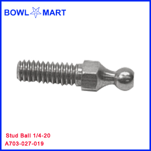 A703-027-019. Stud Ball 1/4-20