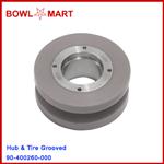 90-400260-000. Hub & Tire Grooved